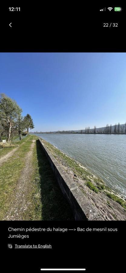 Petite Maison Chaleureuse Des Boucles De La Seine Le Mesnil-sous-Jumièges Exterior foto